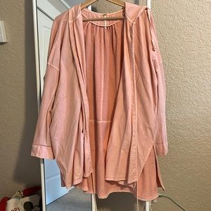 free people Hooded open cardigan size S